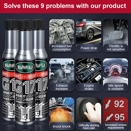 Engine and fuel system cleaners for removing carbon deposits